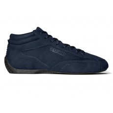 Volnočasové kotníkové boty Sparco S-Drive semišové, barva: modrá, velikost: 41