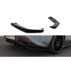 Maxton Design boční difuzory pod zadní nárazník pro Mercedes AMG GT S C190, černý lesklý plast ABS