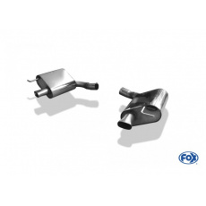 Fox Sportauspuff koncový tlumič výfuku s koncovkou vyvedeno do OEM koncovek pro Mercedes SL 231 2012- s motorem 3.0, 3.5, 4.7