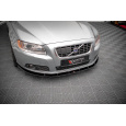 Maxton Design spoiler pod přední nárazník pro Volvo V70 Mk3, černý lesklý plast ABS