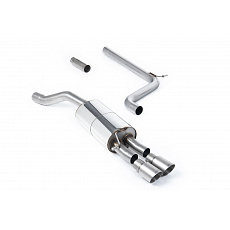 Milltek Sport výfukový systém cat-back GPF/OPF Back systém pro Volkswagen Polo 1.5 TSI (AW 5-dvéř. vč. Facelift) - s GPF/OPF 2019-2024, typ koncovek: GT-90 broušené titanové