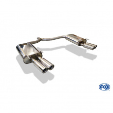 Fox Sportauspuff koncový tlumič výfuku s koncovkou 2x76 Typ 17 na obou stranách pro Opel Vectra C s motorem 1.8 16V, 1.9 CDTI, 2.2, 2.2 DTi, 3.2 Fox Sportauspuff koncový tlumič výfuku s koncovkou 2x76 Typ 17 na obou stranách pro Opel Vectra C s motorem 1.8 16V, 1.9 CDTI, 2.2, 2.2 DTi, 3.2