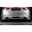 Rieger spoiler pod zadní nárazník pro BMW řada 3 E92, E93 kabriolet, kupé před faceliftem r.v. 03/07-02/10, 09/06-02/10, plast ABS bez povrchové úpravy, mimo 335i a 335d, pro vozy s dvojitými koncovkami na obou stranách