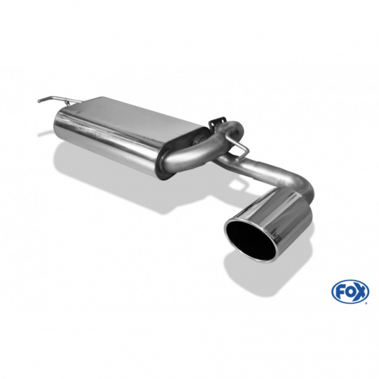 Fox Sportauspuff koncový tlumič výfuku s koncovkou 129x106 Typ 44 pro Mitsubishi ASX 2010- s motorem 1.8 DI-D, s pohonem předních kol