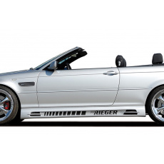 Rieger boční práh (185mm) mont. strana levá pro BMW řada 3 E46, E46 M3 compact, kabriolet, kupé, sedan vč. faceliftu, r.v. 02/02-, 02/98-12/01, 06/00-, plast ABS bez povrchové úpravy, s prolisem, s prolisem a dvěma výřezy Rieger boční práh (185mm) mont. strana levá pro BMW řada 3 E46, E46 M3 compact, kabriolet, kupé, sedan vč. faceliftu, r.v. 02/02-, 02/98-12/01, 06/00-, plast ABS bez povrchové úpravy, s prolisem, s prolisem a dvěma výřezy
