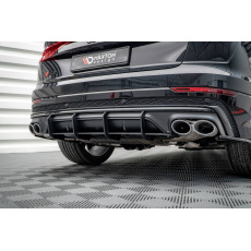 Maxton Design "Street Pro" difuzor zadního nárazníku pro Audi SQ8 Mk 1, plast ABS bez povrchové úpravy, s černou a červenou linkou Maxton Design "Street Pro" difuzor zadního nárazníku pro Audi SQ8 Mk 1, plast ABS bez povrchové úpravy, s černou a červenou linkou