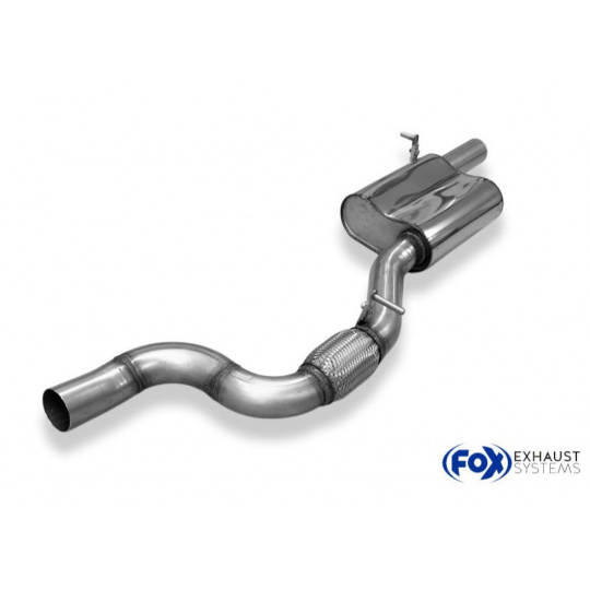 Fox Sportauspuff přední díl s tlumičem pro Audi A3 8V Quattro, GY Quattro 2019- s motorem 2.0