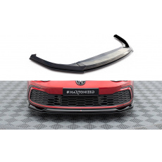 Maxton Design spoiler pod přední nárazník ver.6 pro Volkswagen Golf GTI Mk8, černý lesklý plast ABS