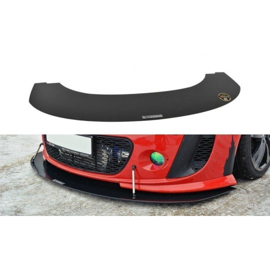 Maxton Design "Racing" spoiler pod přední nárazník ver.1 pro Seat Leon Mk2, plast ABS bez povrchové úpravy