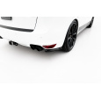 Maxton Design boční difuzory pod zadní nárazník pro Porsche Cayenne Mk2, černý lesklý plast ABS
