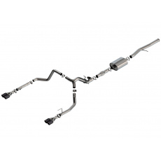 Borla Cat-Back výfukový systém "ATAK" pro GMC Sierra 1500 6.2L V8, automat, 2WD/4WD, EC s STB (6'7'') 147,4'' WB/ CC s SB (5'10'') 147,4'' WB, r.v. 2024, typ koncovek: karbonové