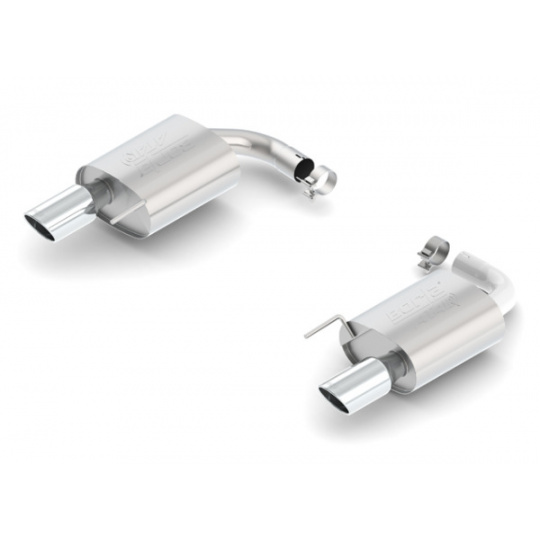 Borla koncový díl "ATAK" pro Ford Mustang GT/GT Convertible 5,0l RWD, 2-dvéř., r.v. od 15-17, typ koncovek: chromové