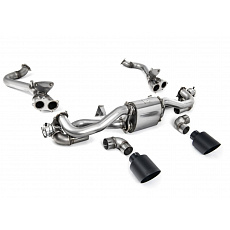 Milltek Sport náhrada GPF/OPF pro Porsche Boxster 718 GTS 4.0 (s OPF/GPF - vyrobeno do února 2020) 2019-2020, typ koncovek: GT-115 černé