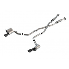 Borla Cat-Back výfukový systém "ATAK" pro Jeep Grand Cherokee SRT 6,4l s automatickou převodovkou, AWD, 4-dvéř. r.v. od 15-20, typ koncovek: černé