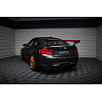 Maxton Design zadní křídlo s široce rozkročenými držáky a LED světlem pro BMW M2 F87, materiál pravý karbon