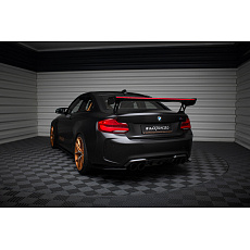 Maxton Design zadní křídlo s široce rozkročenými držáky a LED světlem pro BMW M2 F87, materiál pravý karbon Maxton Design zadní křídlo s široce rozkročenými držáky a LED světlem pro BMW M2 F87, materiál pravý karbon