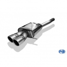 Fox Sportauspuff koncový tlumič výfuku s koncovkou 2x90 Typ 16 pro Seat Leon 5F ST s motorem 2.0