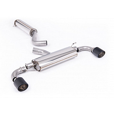 Milltek Sport výfukový systém OPF/GPF Back 3" / 76mm s rezonátorem pro Toyota Yaris Gen2 GR/GR Circuit Pack 1.6T (s OPF/GPF) 2025-, s homologací, typ koncovek: JET-115 karbonové