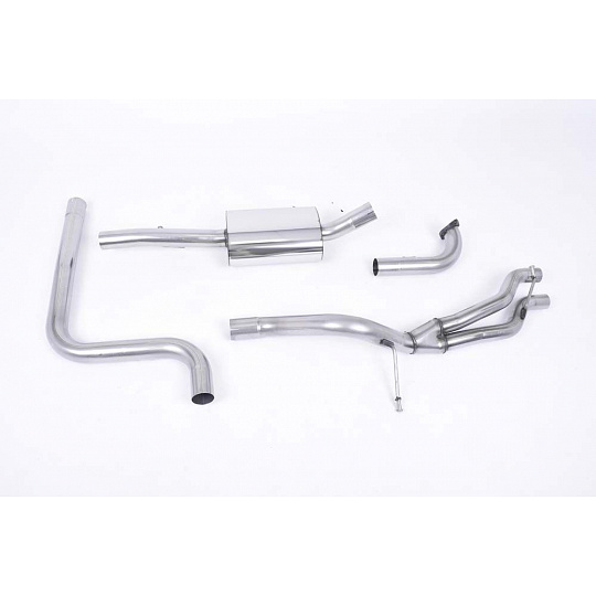 Milltek Sport výfukový systém cat-back Road+ pro Ford Fiesta Mk7/Mk7.5 1.0T EcoBoost (100/125/140PS) 2013-2017, titanové koncovky Milltek Sport výfukový systém cat-back Road+ pro Ford Fiesta Mk7/Mk7.5 1.0T EcoBoost (100/125/140PS) 2013-2017, titanové koncovky