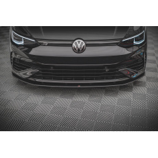 Maxton Design "Street Pro" spoiler pod přední nárazník pro Volkswagen Golf R Mk8, plast ABS bez povrchové úpravy, s červenou linkou Maxton Design "Street Pro" spoiler pod přední nárazník pro Volkswagen Golf R Mk8, plast ABS bez povrchové úpravy, s červenou linkou