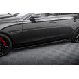 Maxton Design difuzory pod boční prahy pro Jaguar XE Mk1 Facelift, černý lesklý plast ABS