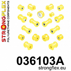 036103A: Strongflex Kompletní sada silentbloků pro zavěšení varianta SPORT