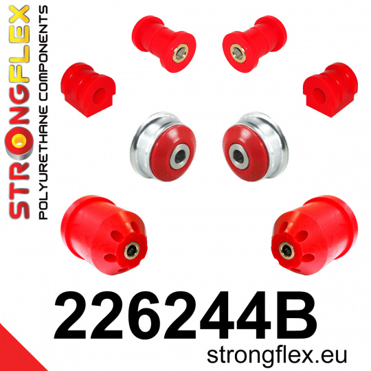 226244B: Strongflex Sada silentbloků předního zavěšení a zadního nosníku