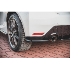 Maxton Design boční difuzory pod zadní nárazník ver.1 pro Toyota GR Yaris Mk3, černý lesklý plast ABS