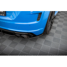 Maxton Design "Street Pro" boční difuzory pod zadní nárazník pro Audi TT S 8S, plast ABS bez povrchové úpravy, s červenou linkou Maxton Design "Street Pro" boční difuzory pod zadní nárazník pro Audi TT S 8S, plast ABS bez povrchové úpravy, s červenou linkou