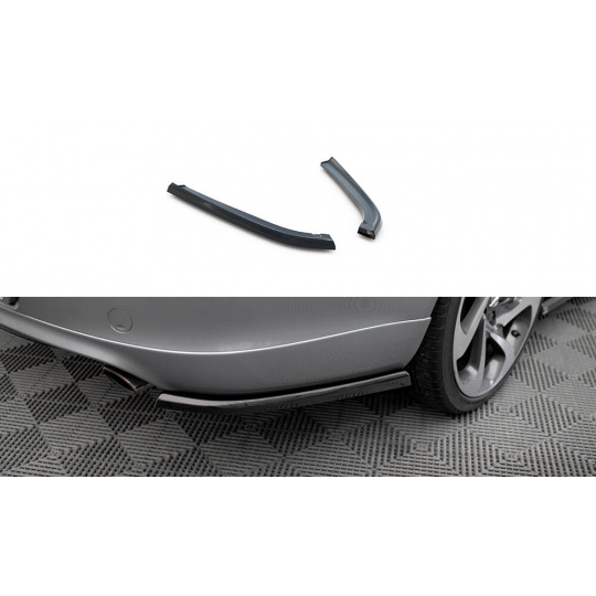 Maxton Design boční difuzory pod zadní nárazník pro Opel Insignia, černý lesklý plast ABS, OPC-Line
