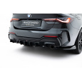Maxton Design vložka zadního nárazníku pro BMW řada 4 G22/M-Pack, G22/M-Pack Facelift, G23/M-Pack, G23/M-Pack Facelift, černý lesklý plast ABS, Coupé / Cabrio