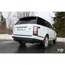 Fox Sportauspuff koncový tlumič výfuku s koncovkou 220x80 Typ 49 na obou stranách pro Land rover Range Rover IV 2012- s motorem 5.0