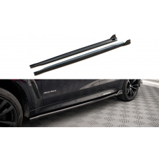 Maxton Design difuzory pod boční prahy ver.2 pro BMW X6 F16, černý lesklý plast ABS, M-Pack Maxton Design difuzory pod boční prahy ver.2 pro BMW X6 F16, černý lesklý plast ABS, M-Pack