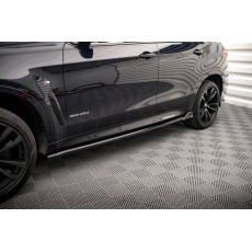 Maxton Design difuzory pod boční prahy ver.2 pro BMW X6 F16, černý lesklý plast ABS, M-Pack Maxton Design difuzory pod boční prahy ver.2 pro BMW X6 F16, černý lesklý plast ABS, M-Pack