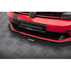 Maxton Design "Racing" spoiler pod přední nárazník pro Volkswagen Golf GTI Mk7, plast ABS bez povrchové úpravy, Clubsport