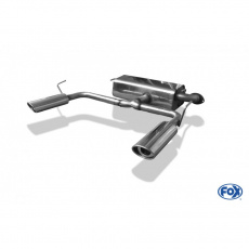 Fox Sportauspuff koncový tlumič výfuku s koncovkou 115x85 Typ 33 na obou stranách pro Toyota Celica T23 s motorem 1.8