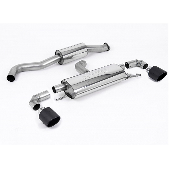 Milltek Sport výfukový systém OPF/GPF Back 3" / 76mm s rezonátorem pro Toyota Yaris GR/GR Circuit Pack 1.6T (s OPF/GPF) 2020-2024, typ koncovek: JET-115 karbonové