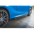Maxton Design "Racing durability" difuzory pod boční prahy s křidélky pro BMW řada 1 F20 M135I, plast ABS bez povrchové úpravy