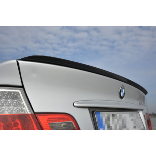 Maxton Design prodloužení spoileru pro BMW řada 3 E46, černý lesklý plast ABS