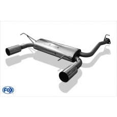 Fox Sportauspuff koncový tlumič výfuku s koncovkou 1x90 Typ 10 na obou stranách pro Honda Prelude 3, BB2 s motorem 2.0, 2.3