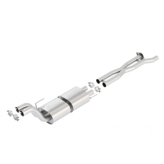 Borla X-pipe výfukové vedení se středním dílem výfuku pro Ford F-150 Raptor 3,5l s automatickou převodovkou, CC/SHB, EC/SB, r.v. od 17-20