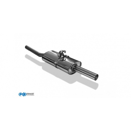 Fox Sportauspuff koncový tlumič výfuku pro Volkswagen Polo 86C G40 s motorem 1.3