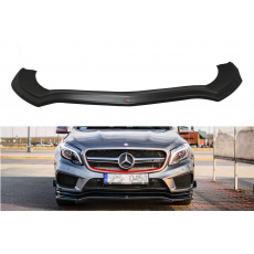 Maxton Design spoiler pod přední nárazník pro Mercedes GLA X156/AMG, černý lesklý plast ABS