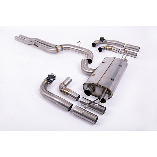 Milltek Sport výfukový systém OPF/GPF Back 80mm - bez rezonátoru pro Audi RS3 Sedan 400PS (8Y MQB EVO) - s OPF/GPF 2021-2024 Milltek Sport výfukový systém OPF/GPF Back 80mm - bez rezonátoru pro Audi RS3 Sedan 400PS (8Y MQB EVO) - s OPF/GPF 2021-2024