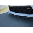 Maxton Design spoiler pod přední nárazník ver.1 pro Chevrolet Camaro 6, černý lesklý plast ABS, včetně modelu 2018+