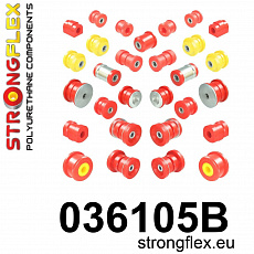 036105B: Strongflex Kompletní sada silentbloků pro zavěšení 036105B: Strongflex Kompletní sada silentbloků pro zavěšení