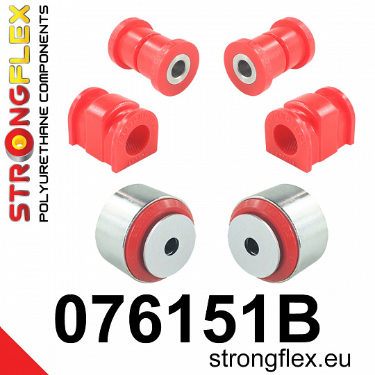 076151B: Strongflex Sada silentbloků předního zavěšení 076151B: Strongflex Sada silentbloků předního zavěšení