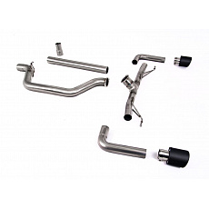 Milltek Sport výfukový systém cat-back Race System (nejhlasitější) - 80mm OPF/GPF Back systém pro Volkswagen Golf Mk8 GTi (245ps bez GPF / NA modely) 2021-2024, typ koncovek: JET-115 karbonové Milltek Sport výfukový systém cat-back Race System (nejhlasitější) - 80mm OPF/GPF Back systém pro Volkswagen Golf Mk8 GTi (245ps bez GPF / NA modely) 2021-2024, typ koncovek: JET-115 karbonové