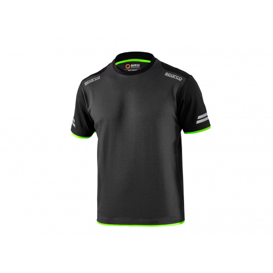 Sparco technické tričko Tucson, barva: šedo-zelená, velikost: XXXL