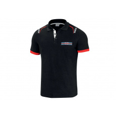 Sparco polokošile Martini Racing, barva: černá, velikost: XL